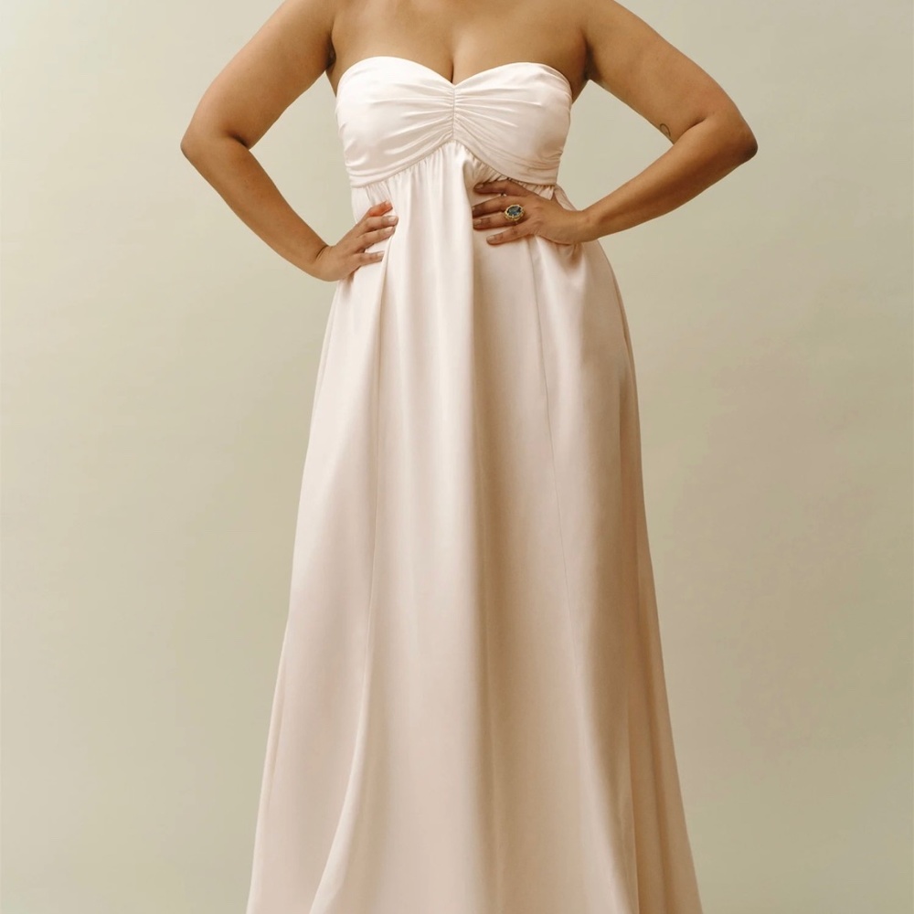 Reformation Gabbie Silk Dress